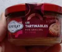 Les tartinables foie gras et figue