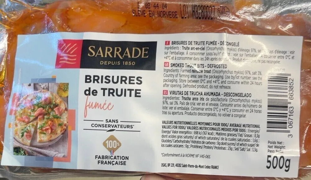 Brisures de truite