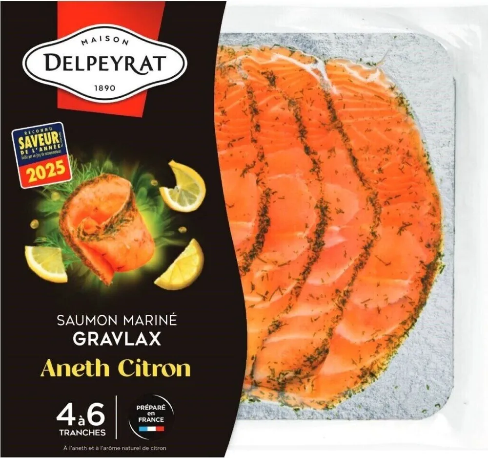 Saumon Mariné Gravlax Aneth Citron