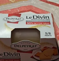 Le Divin SPÉCIALITÉ AU FOIE DE CANARD DÉLICATEMENT ASSAISONNÉ 50% DE FOIE GRAS
