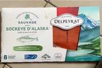 Saumon rouge du Pacifique fumé sockeye d’Alaska
