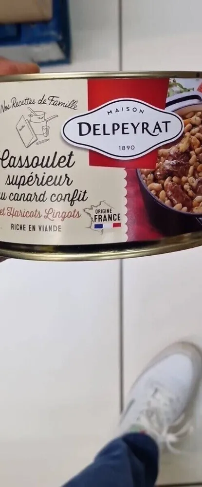 Cassoulet supérieur au canard confit et Haricots Lingots