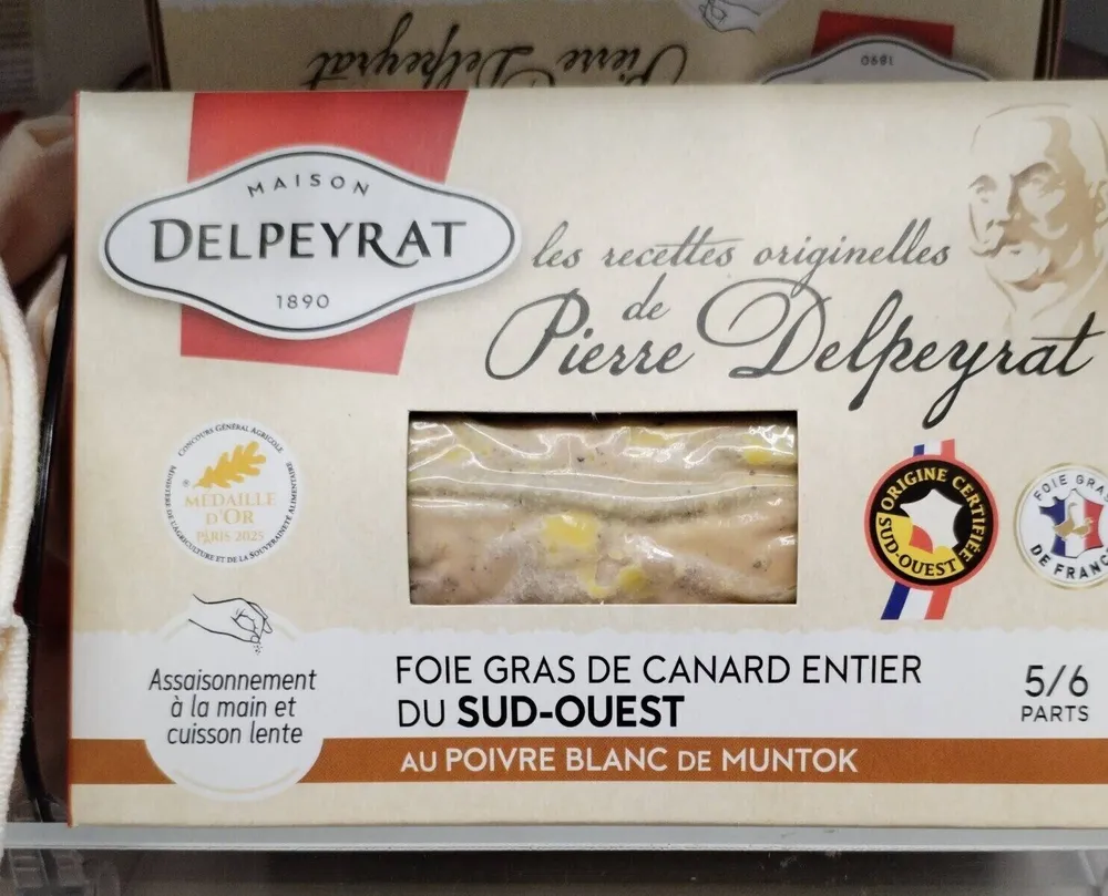 Foie gras de canard entier du sud-ouest