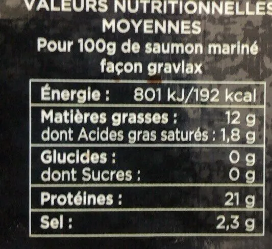 Saumon mariné façon Gravlax
