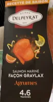 Saumon mariné facon gravelax