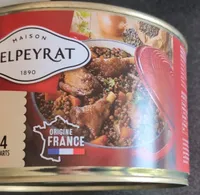 Canard confit mijote aux lentilles vrtes