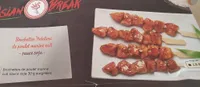 Brochette yakitori de poulet Marine cuit