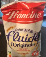 Farine de blé fluide