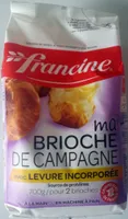 Francine ma brioche de campagne avec levure incorporée