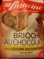 Ma brioche au chocolat avec levure incorporée