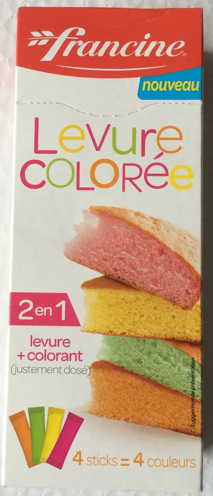 Levure colorée
