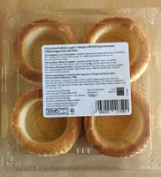 4 Vol au vent feuilletés à garnir