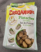 Pistaches grillées sel et poivre