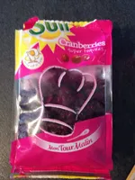 Cranberries séchées