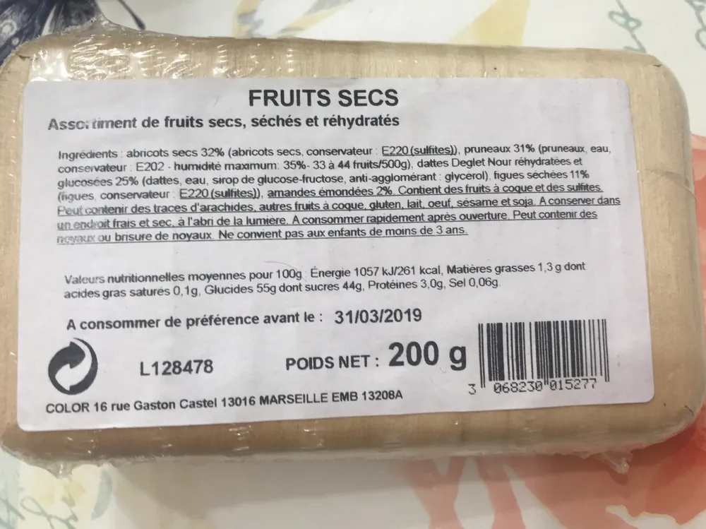 Fruits secs