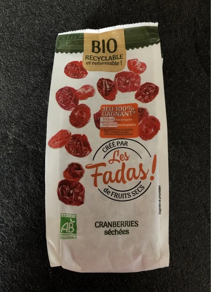 Cranberries séchées