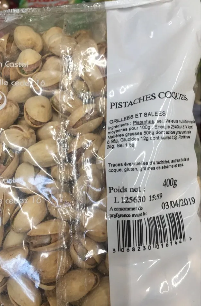 Pistaches coques
