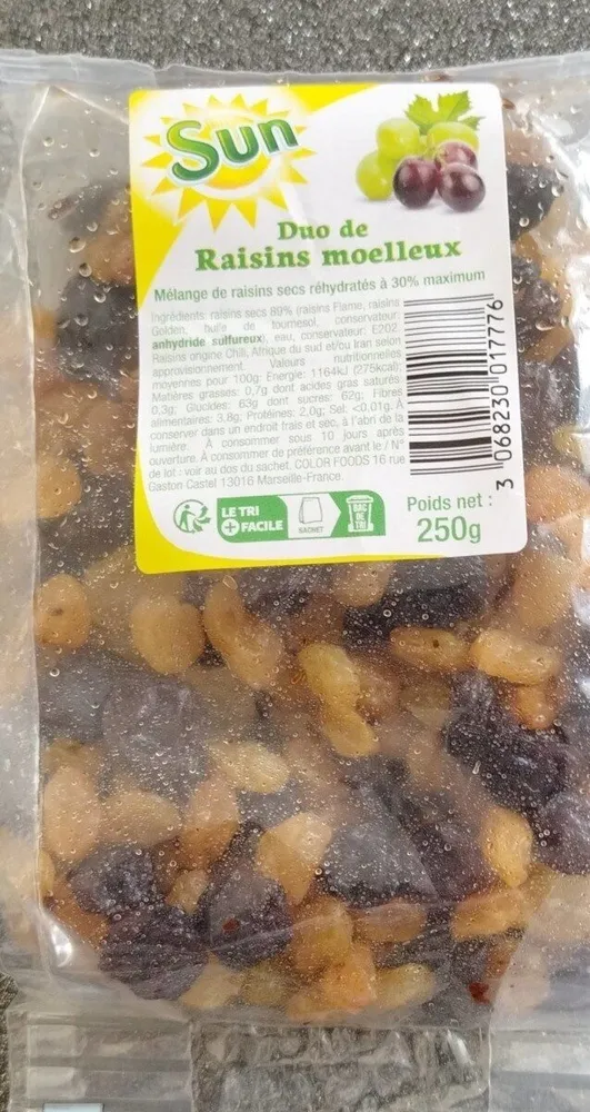 Raisins moelleux
