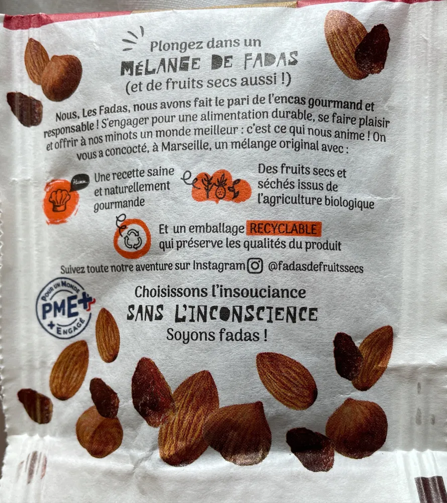 les fadas de fruits secs
