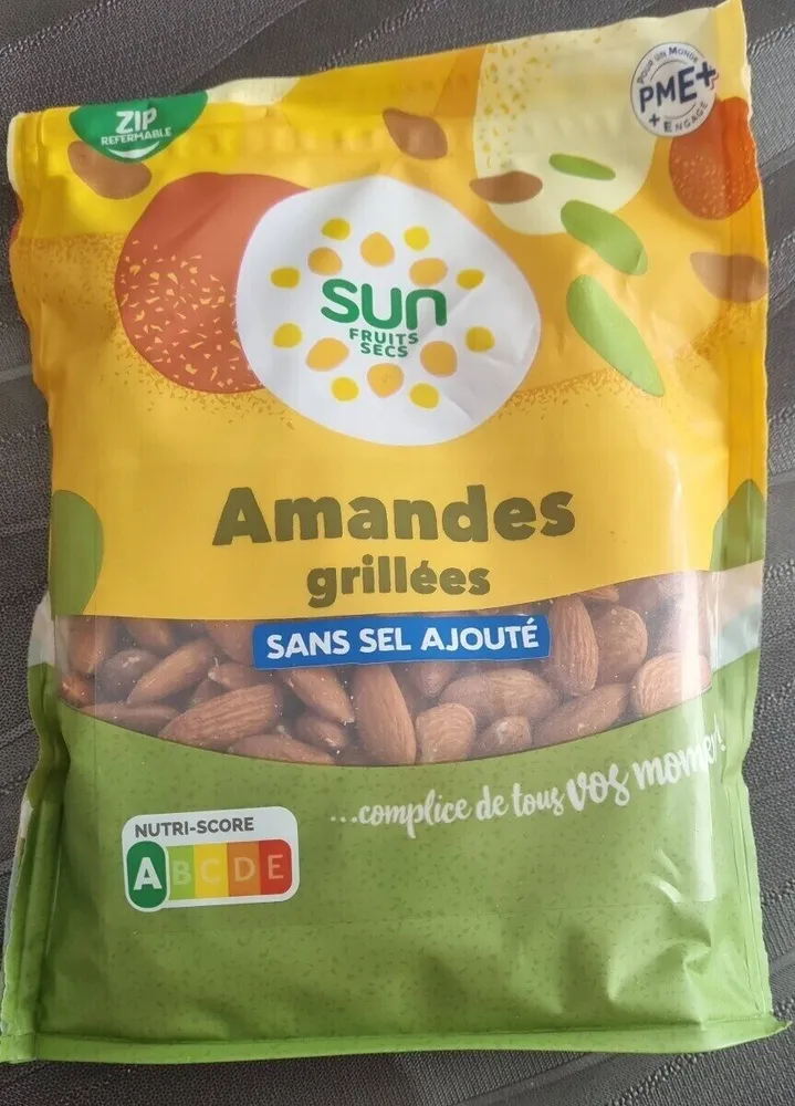 Amandes grillées sans sel ajouté