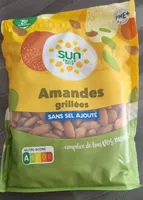 Amandes grillées sans sel ajouté