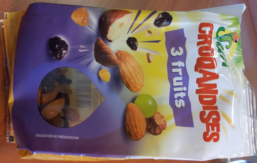Croquandises 3 fruits