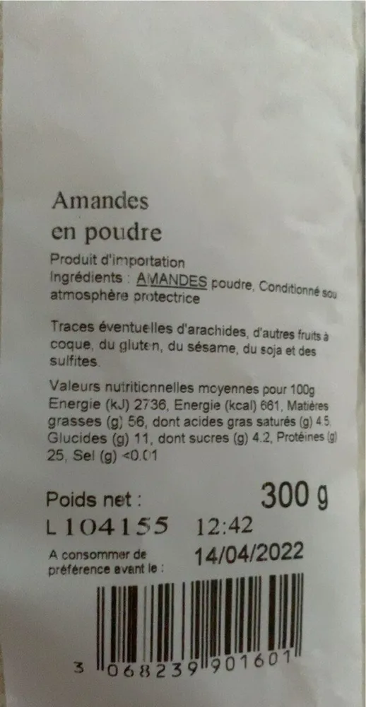 Amande en poudre