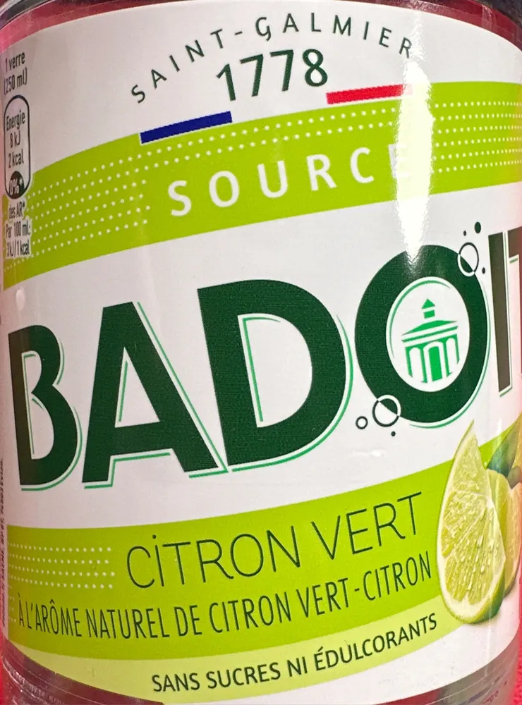 Badoit zest citron vert sans sucres