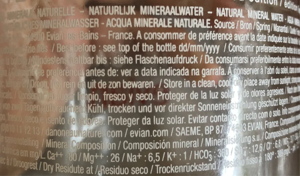 Eau Minérale Naturelle