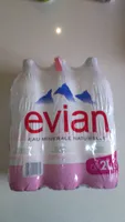 Pack de 6 bouteilles d'eau minérale naturelle  (6 x 2l)