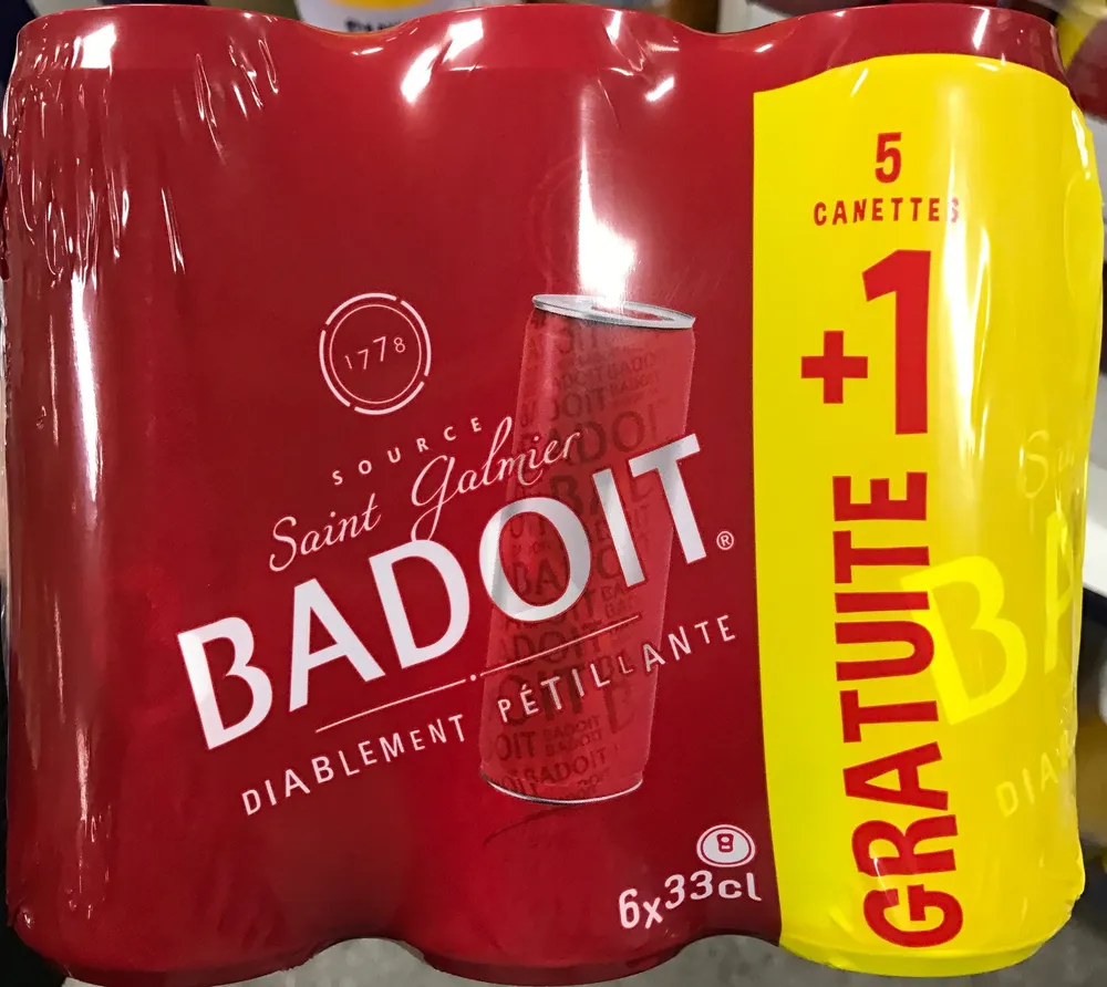 Badoit Rouge (+1 gratuite)