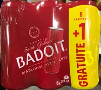 Badoit Rouge (+1 gratuite)