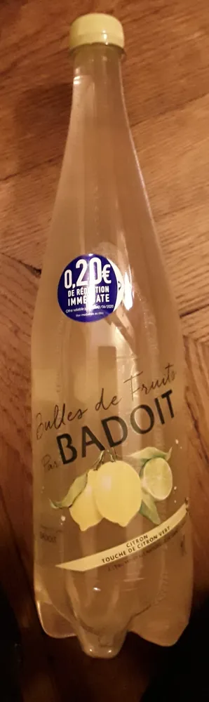 Eau gazeuse au citron