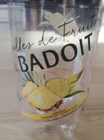 Bulles de fruit ananas touche de citron vert