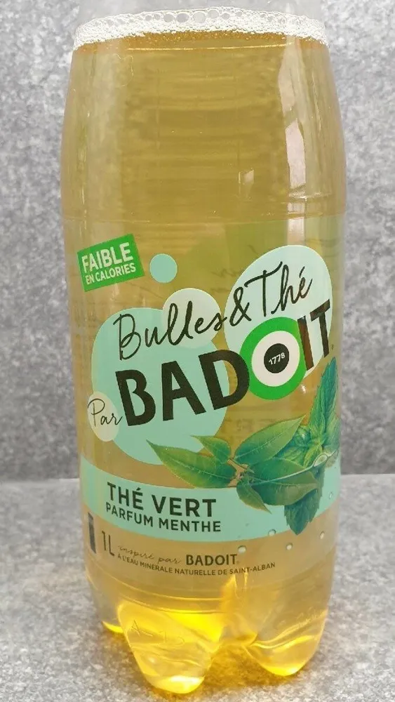 Badoit bulles et thé