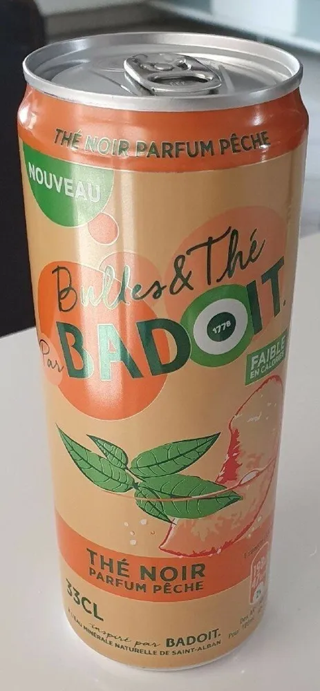 Badoit bulles et thé