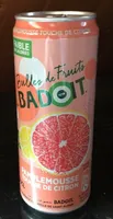 Bulles de fruit pamplemousse touche de citron