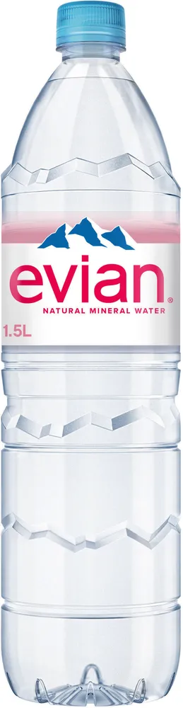 Evian 1,5l PET EW, ohne Kohlensäure - natriumarm
