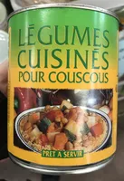 Légumes cuisinés pour Couscous
