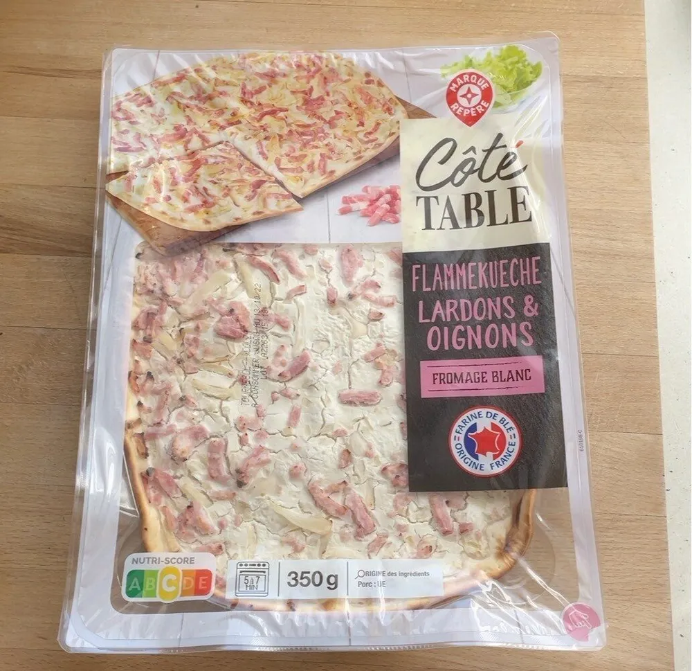 Flammekueche lardons & oignons