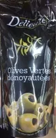 Olives vertes denoyautees