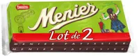 MENIER PATISSIER Chocolat Noir lot de 2 x 200g