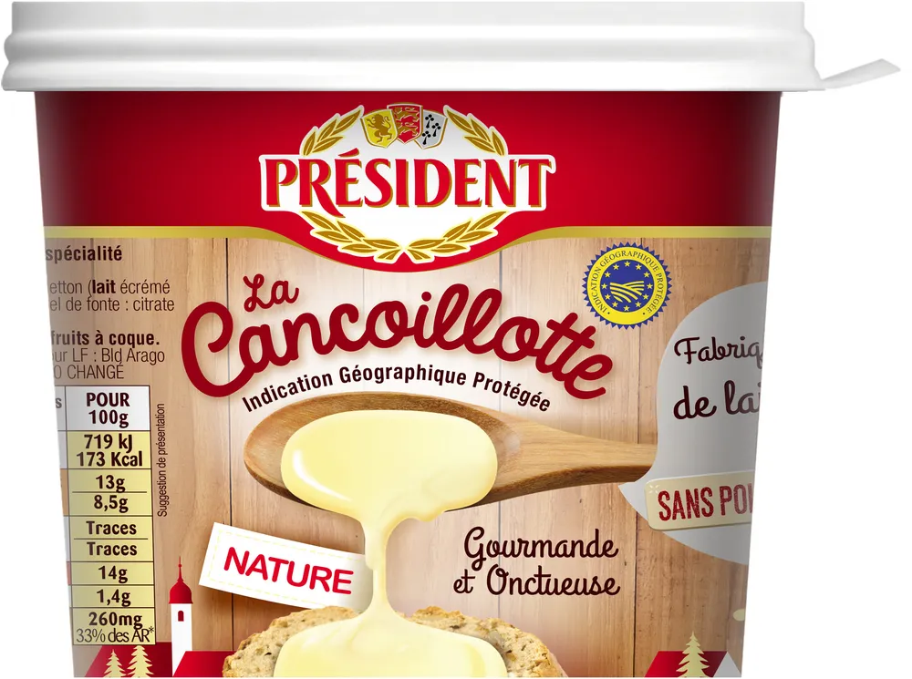 PRESIDENT CANCOILLOTTE NATURE IGP 250g