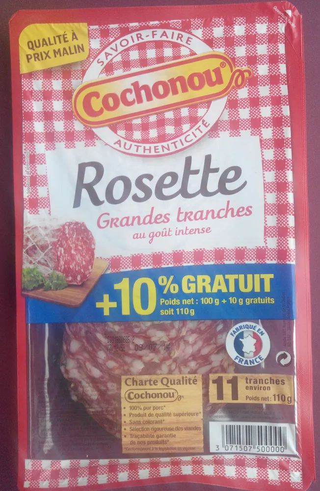 Rosette - Grandes tranches au goût intense
