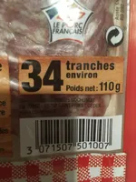 Saucisson Sec Tranches Fines