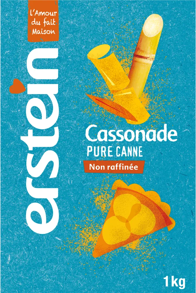 Erstein cassonade etui 1kg - gamme speciaux