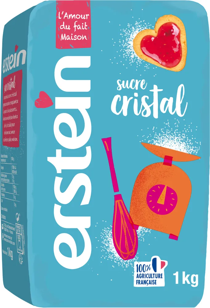 Erstein cristallise sachet 1kg - gamme courants