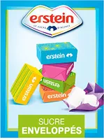 Erstein Sucres enveloppes 2 petits morceaux