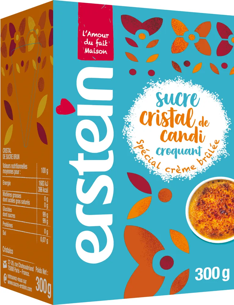 Erstein etui bv sucre cristal de candi 300g