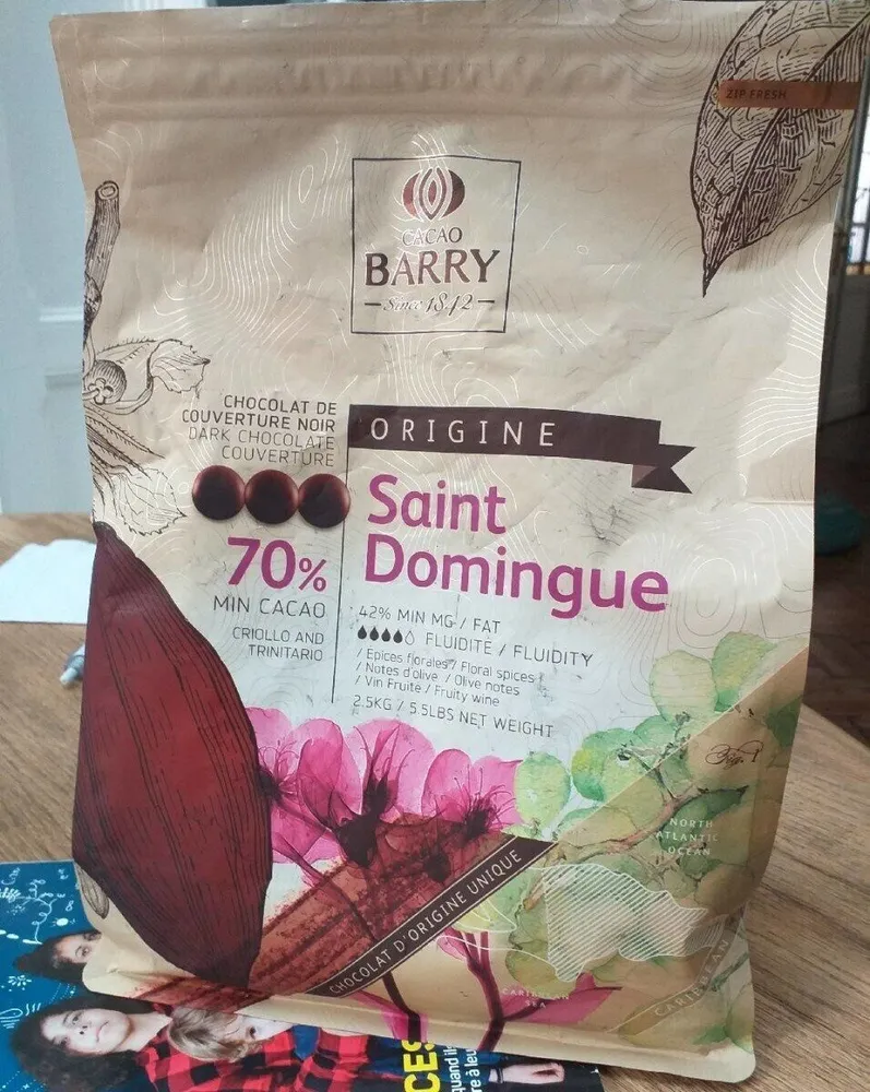Chocolat de couverture noir